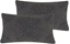 Picture of Beliani 2 baweniane poduszki dekoracyjne toczone 30 x 50 cm szare VELOOR!