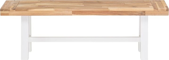 Изображение Beliani awka ogrodowa 170 cm drewniana biaa SCANIA