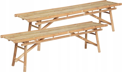 Изображение Beliani awka ogrodowa Drewno 180 cm Jasne drewno TINDARI