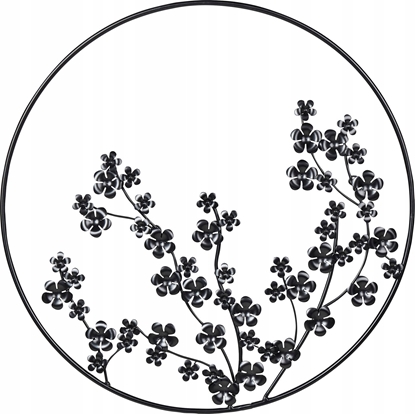 Изображение Beliani Dekoracja cienna czarna STRONTIUM