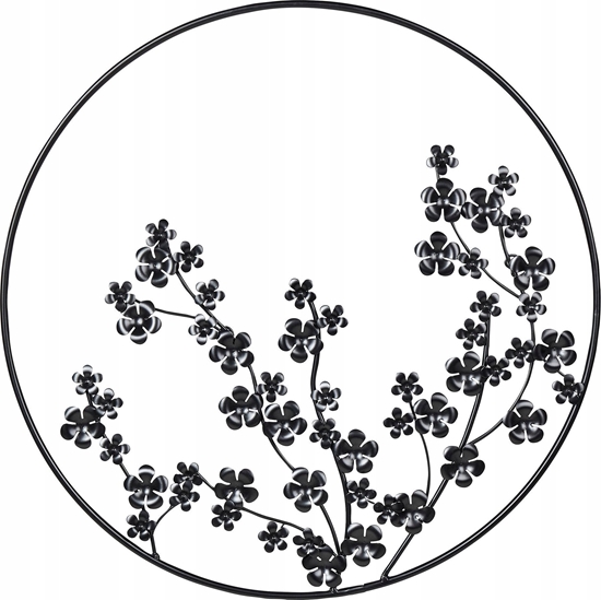 Изображение Beliani Dekoracja cienna czarna STRONTIUM