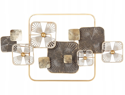 Изображение Beliani Dekoracja cienna LAWRENCIUM Metal Kolorowy 50 cm