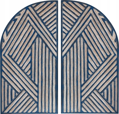 Изображение Beliani Dekoracja cienna niebieska OGAN