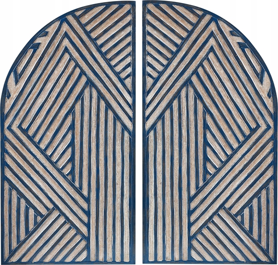 Изображение Beliani Dekoracja cienna niebieska OGAN