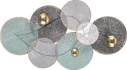 Изображение Beliani Dekoracja cienna wielokolorowa POLONIUM