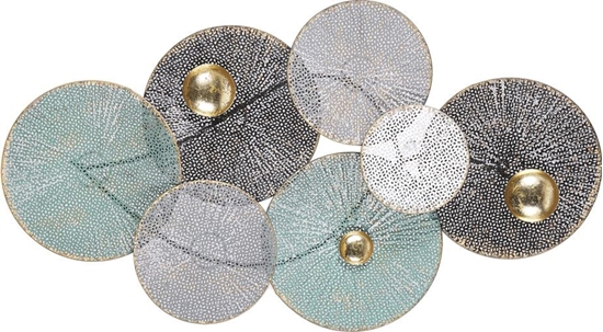 Изображение Beliani Dekoracja cienna wielokolorowa POLONIUM