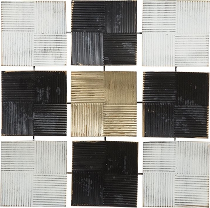 Изображение Beliani Dekoracja cienna wielokolorowa TITANIUM