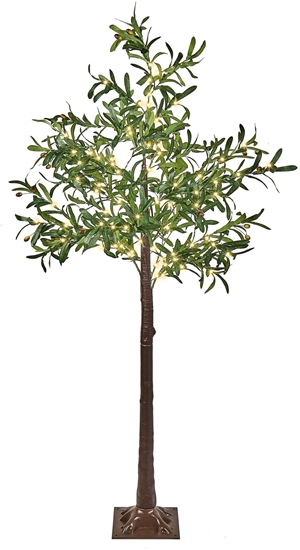 Изображение Beliani Dekoracja ogrodowa LED drzewko ze wiatekami 180 cm zielona CELIONI