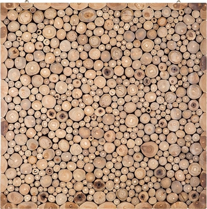 Изображение Beliani Drewniana dekoracja cienna TWIG