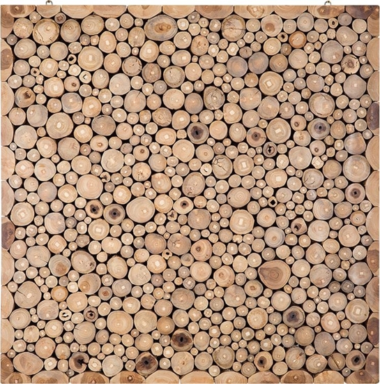 Изображение Beliani Drewniana dekoracja cienna TWIG