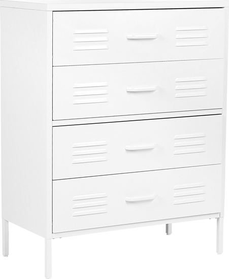 Изображение Beliani Komoda metalowa biaa ENAGO