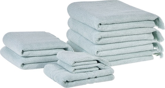 Picture of Beliani Komplet 9 rczników bawenianych frotte mitowy ATIU