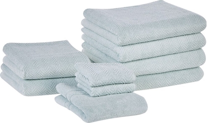 Picture of Beliani Komplet 9 rczników bawenianych frotte mitowy MITIARO