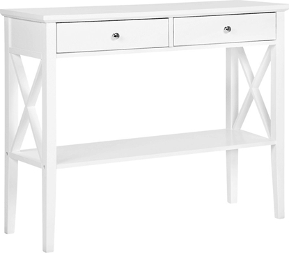 Picture of Beliani Konsola 2 szuflady biaa AVENUE