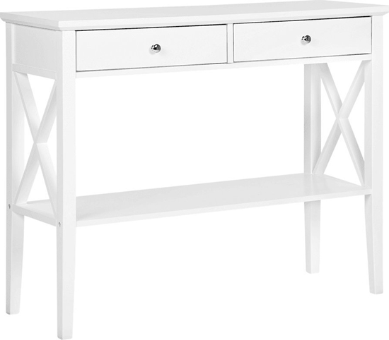 Picture of Beliani Konsola 2 szuflady biaa AVENUE