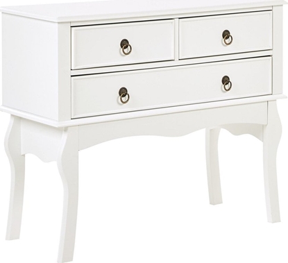 Picture of Beliani Konsola 3 szuflady biaa LAMAR