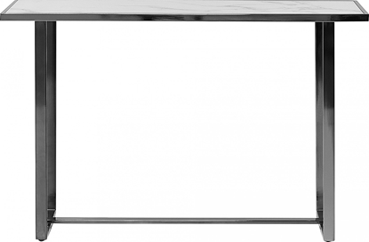 Picture of Beliani Konsola efekt marmuru biao-srebrna PLANO