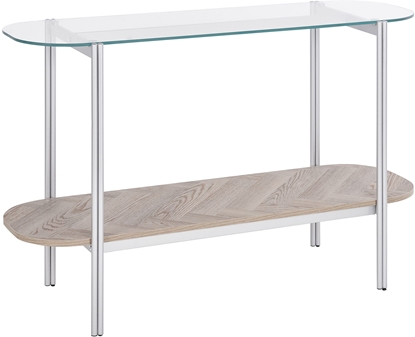 Picture of Beliani Konsola LOVELL Szko hartowane Srebrny