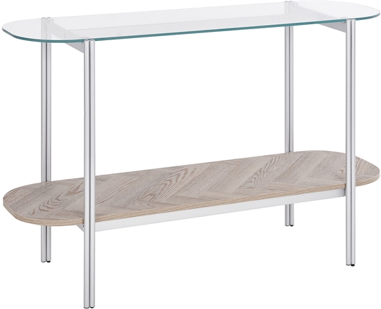 Picture of Beliani Konsola LOVELL Szko hartowane Srebrny