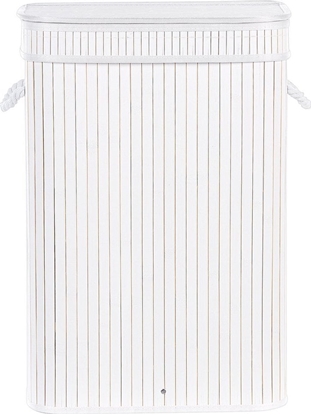 Picture of Beliani Kosz bambusowy z pokryw biay KALUTARA