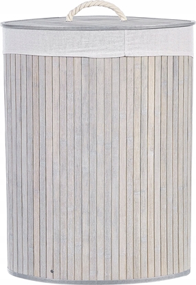 Picture of Beliani Kosz bambusowy z pokryw jasnoszary MATARA