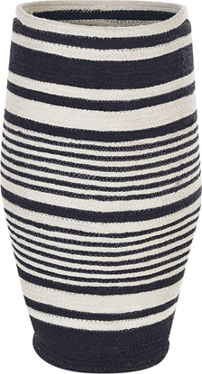 Picture of Beliani Kosz baweniany biao-czarny ARRAH