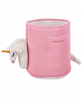 Picture of Beliani Kosz jednoroec baweniany róowy NARROTI