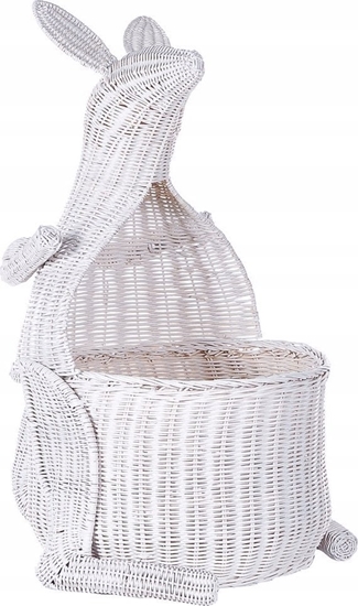 Picture of Beliani Kosz pleciony kangur rattanowy biay KAPITI