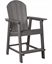 Picture of Beliani Krzeso barowe ogrodowe ADIRONDACK Materia syntetyczny Ciemnoszary