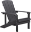Attēls no Beliani Krzeso ogrodowe ciemnoszare ADIRONDACK (131616)