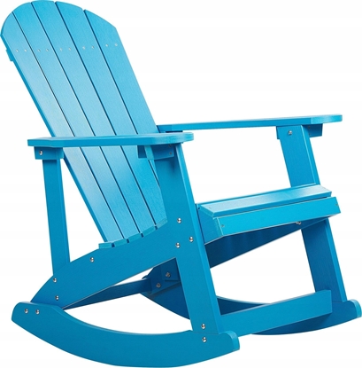 Picture of Beliani Krzeso ogrodowe MDF Niebieski ADIRONDACK