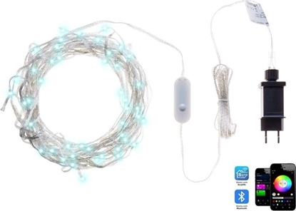 Picture of Beliani Kurtyna wietlna kolorowa Smart LED z aplikacj 150 cm KULUSUK