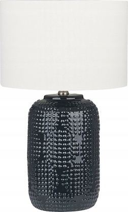 Picture of Beliani Lampa stoowa ceramiczna ciemnoniebieska MUSSEL