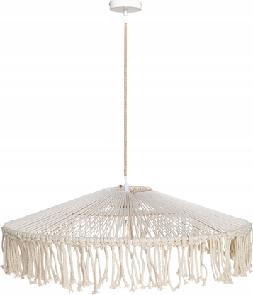 Picture of Beliani Lampa wiszca z frdzlami beowa AKOBO