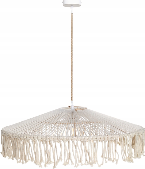 Picture of Beliani Lampa wiszca z frdzlami beowa AKOBO