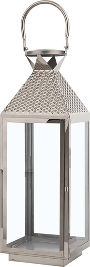 Picture of Beliani Lampion 55 cm srebrny BALI
