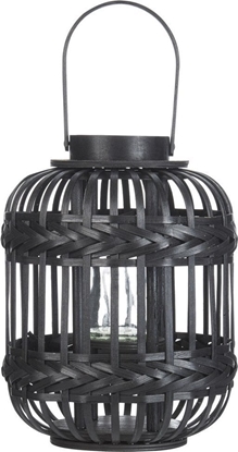 Picture of Beliani Lampion bambusowy 30 cm czarny BORACAY