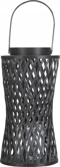 Picture of Beliani Lampion bambusowy 38 cm czarny MACTAN