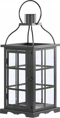 Picture of Beliani Lampion metalowy 36 cm czarny CLARA!