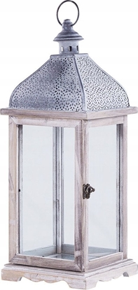 Picture of Beliani Lampion metalowy 47 cm biay SAMAR!