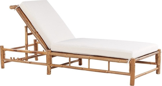 Picture of Beliani Leak ogrodowy bambusowy jasne drewno z biaym LIGURE!