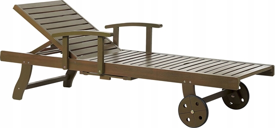 Picture of Beliani Leak ogrodowy drewno akacjowe ciemne AMATNEA