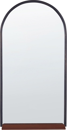 Picture of Beliani Lustro cienne z pók 40 x 67 cm czarno-miedziane DOMME!