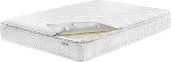 Picture of Beliani Materac kieszeniowy memory foam ze zdejmowalnym pokrowcem 140 x 200 cm LUXUS