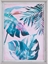 Изображение Beliani Obraz w ramie 30 x 40 cm niebiesko-róowy AGENA