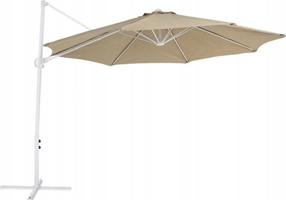 Picture of Beliani Parasol ogrodowy  295 cm szarobeowy z biaym SAVONA II!