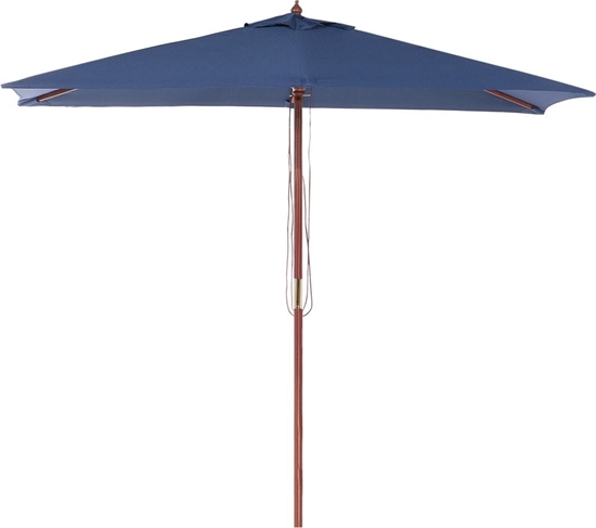Picture of Beliani Parasol ogrodowy 144 x 195 cm niebieski FLAMENCO (58133)