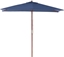 Picture of Beliani Parasol ogrodowy 144 x 195 cm niebieski FLAMENCO (58133)
