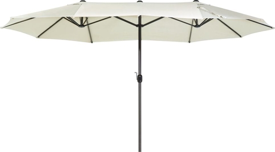 Picture of Beliani Parasol ogrodowy 270 x 460 cm beowy SIBILLA (61906)