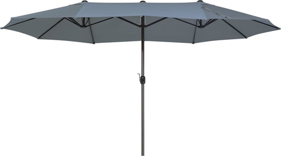 Picture of Beliani Parasol ogrodowy 270 x 460 cm szary SIBILLA (619000